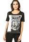 Blusa Ellus Chine Tiger Preta - Marca Ellus