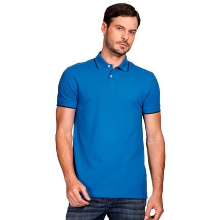 Camisa Polo Aramis Classic Ve25 Azul e Marinho Masculino - Marca Aramis