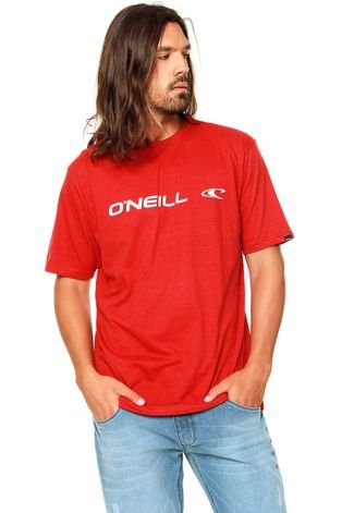Camiseta O'Neill Estampada 1012 Vermelha