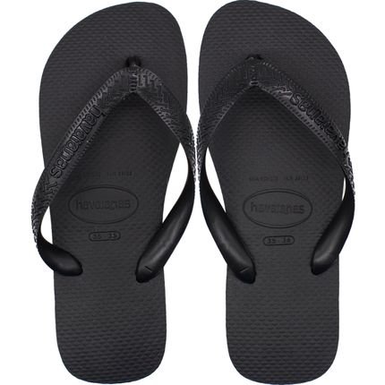 Chinelo Havaianas Top Feminino  Alpargatas Preto - Marca Alpargatas