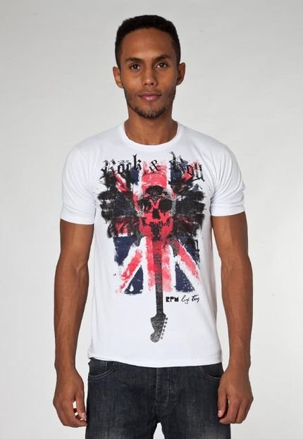 Camiseta TNG United Kingdom Branca - Marca TNG