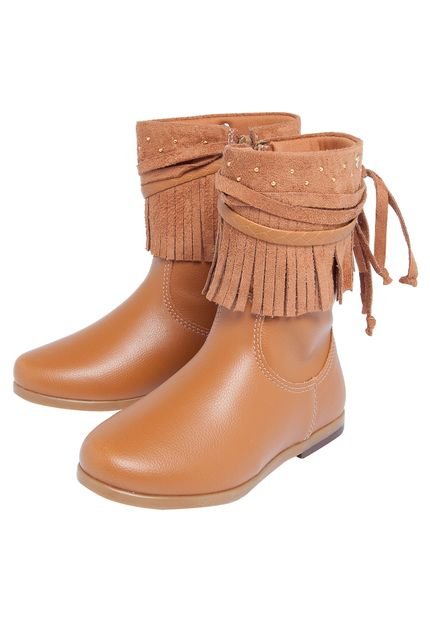 Bota Pampili Alice Infantil Caramelo - Marca Pampili