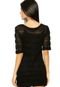 Vestido Anna Flynn Mix Preto - Marca Anna Flynn