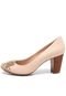 Scarpin Couro Jorge Bischoff Fivela Nude - Marca Jorge Bischoff