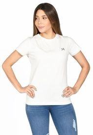 Camiseta Atlanta Blanco Pig Para Mujer