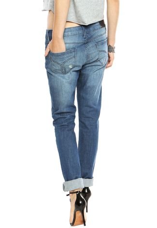 Calça Jeans Calvin Klein Jeans Skinny Puídos Azul
