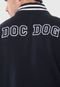 Jaqueta Bomber Doc Dog College Azul-Marinho/Branca - Marca Doc Dog