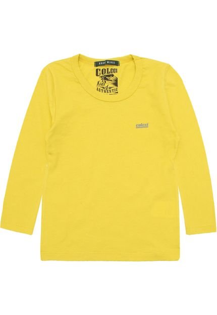 Camiseta Colcci Kids Menino Amarela - Marca Colcci Kids