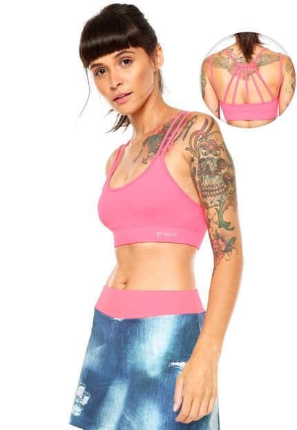 Top Power Fit Taiti Rosa - Marca Power Fit