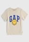 Camiseta GAP Smile Bege - Marca GAP