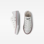 Chuck Taylor All Star Juvenil Canvas Branco Branco - Marca Converse