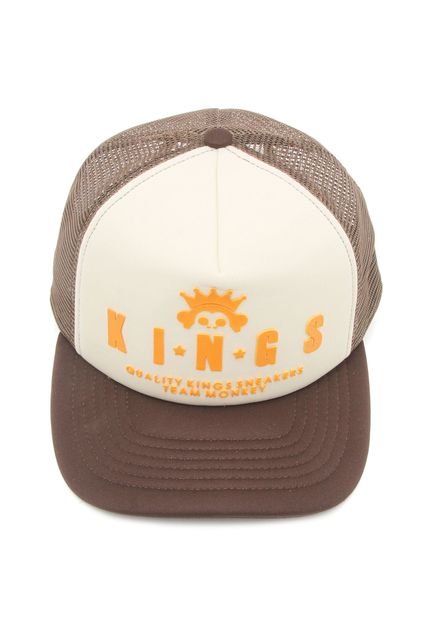 Boné Kings Trucker Marrom/Branco - Marca Kings