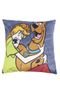 Capa de Almofada Hanna Barbera Poliéster Scooby And Shaggy 45x45cm Cinza - Marca Hanna Barbera