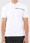 Camisa Polo Calvin Klein Jeans Reta Logo Branca - Marca Calvin Klein Jeans