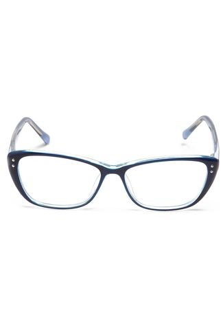 Óculos de Grau Equus Geométrico Azul