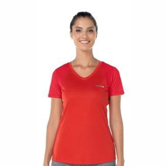 Camiseta Rainha Neck Feminino - Vermelho