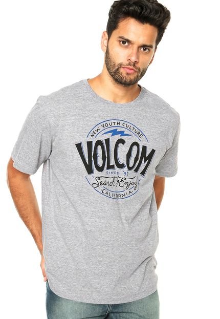 Camiseta Volcom Skrolius Cinza - Marca Volcom