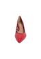 Scarpin Lilly's Closet Cone Vermelho - Marca Lilly's Closet