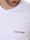 Camiseta Calvin Klein Swimwear Masculina V-Neck Slim Fit Logo Branca - Marca Calvin Klein