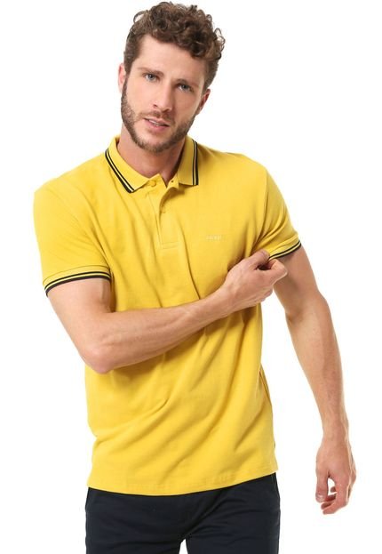 Camisa Polo Colcci Logo Amarela - Marca Colcci