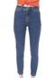 Calça Jeans MOB Skinny Cropped Pespontos Azul - Marca MOB