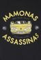 Camiseta Mamonas Assassinas Brasília Amarela Preta - Marca Mamonas Assassinas