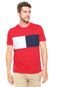 Camiseta Tommy Hilfiger Recortes Vermelha - Marca Tommy Hilfiger