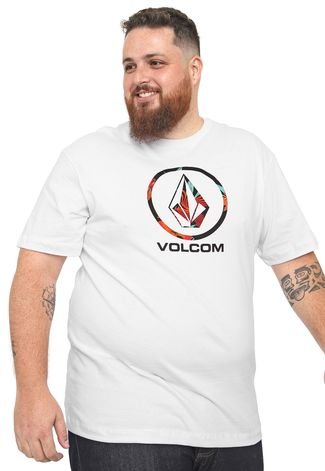 Camiseta Volcom Pattern Fill Branca