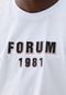 Camiseta Forum Reta Logo Branca - Marca Forum