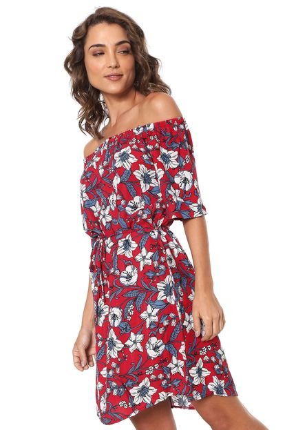 Vestido Hering Curto Ombro a Ombro Vermelho - Marca Hering