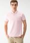 Camisa Polo Colcci Reta Logo Rosa - Marca Colcci