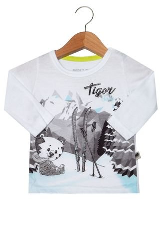 Blusa Tigor T. Tigre Infantil Snow Branca