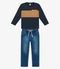 Conjunto Camiseta Com Calça Jeans Trick Nick Azul - Marca TRICK NICK JEANS