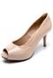 Peep Toe Thelure Verniz Nude - Marca Thelure