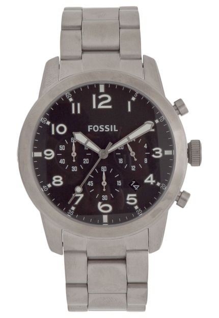 Relógio Fossil FS5141/1PI Prata - Marca Fossil
