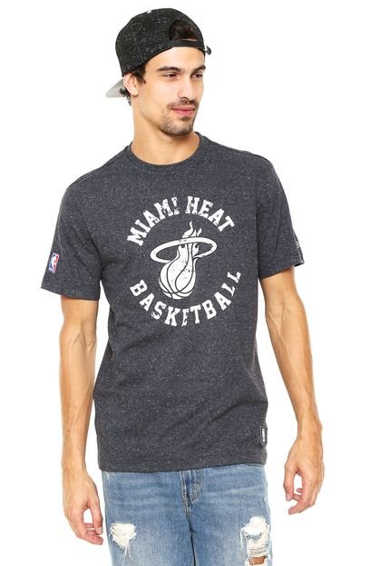 Camiseta New Era Miami Heat Preta - Marca New Era