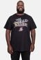 Camiseta NBA Plus Size Masculina Graffiti Preta - Marca NBA