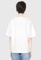 Camiseta Colcci Pespontos Off-white - Marca Colcci