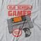 Camiseta Old School Gamer - Mescla Cinza - Marca Studio Geek 