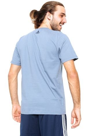 Camiseta adidas Performance Biglogo Azul