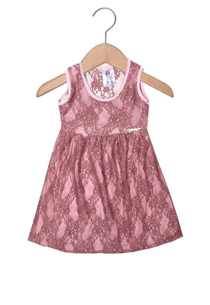 Vestido Polegar Kids Menina Rosa - Marca Polegar Kids