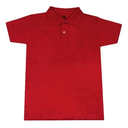 Camiseta Polo Básica Juvenil Menino G-91 Vermelho - Marca G-91