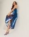 Vestido Zinzane Feminino Midi Tule Estampado Suzi - Azul Marinho - Marca Zinzane