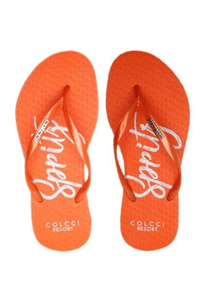 Chinelo Colcci Drink Laranja - Marca Colcci