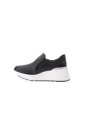 Tênis Slip On Via Marte e Meia VM24-08101 Preto-Branco - Marca Via Marte