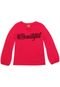 Camiseta Kyly Menina Estampado Vermelha - Marca Kyly