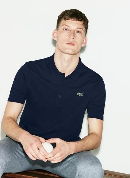 Polo Lacoste Sport Regular Fit Azul - Marca Lacoste