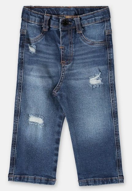 Calça Jeans Infantil para Menino Up Baby Azul - Marca Up Baby