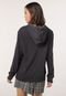 Blusa de Moletom Flanelada Fechada GAP Logo Bordado Grafite - Marca GAP