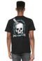 Camiseta HD Knife Skull Grafite - Marca HD